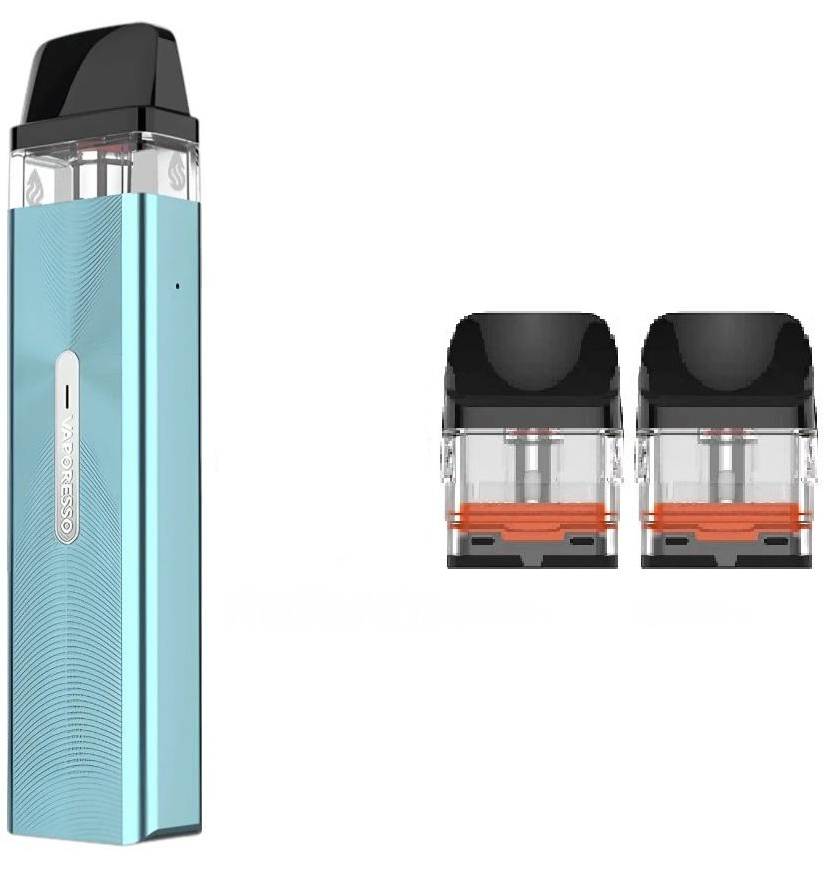 Електронна сигарета багаторазова Vaporesso XROS Mini Kit та 2 додаткових картриджа Sierra Blue (83829405)