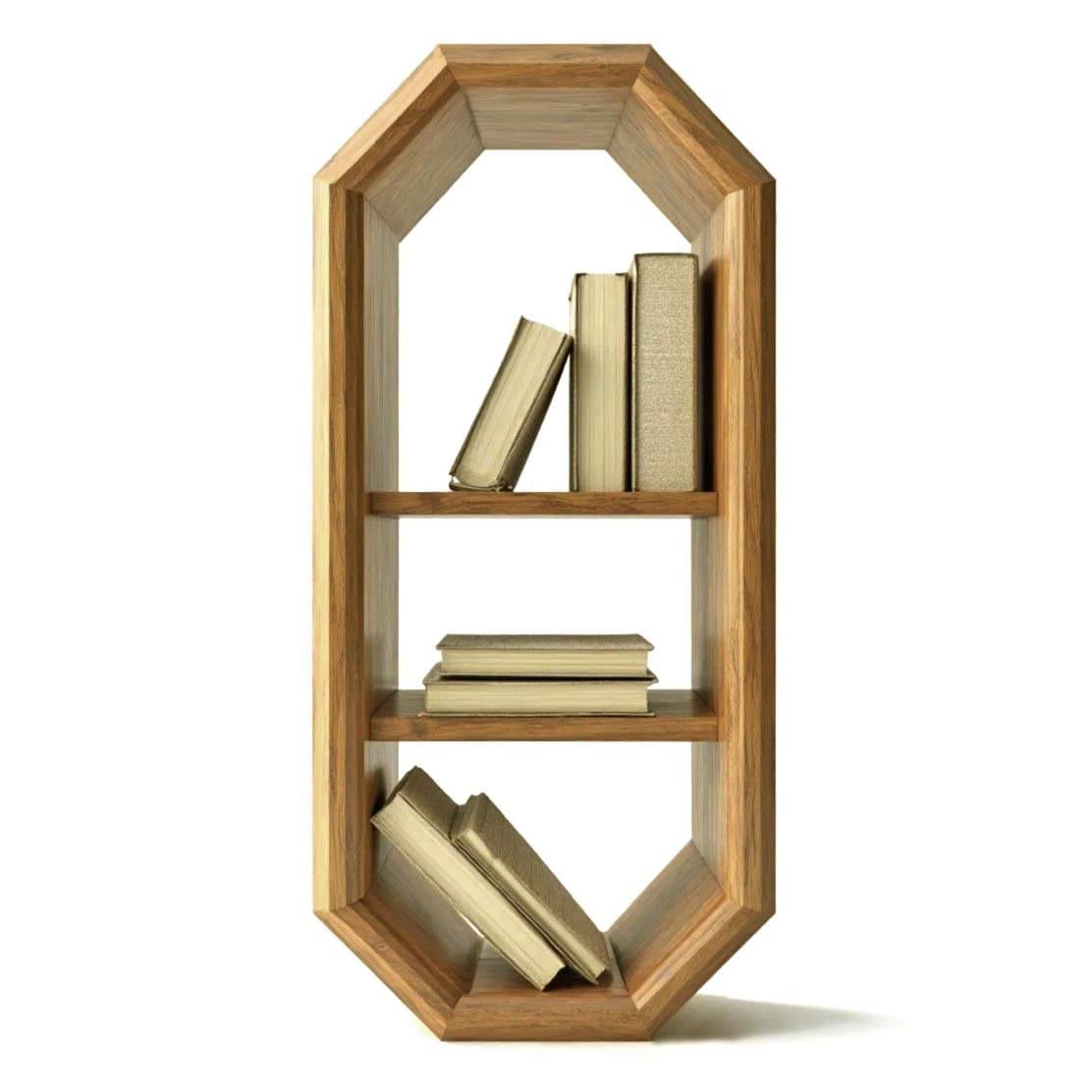 Полка книжная настольная из дерева Тенейро Сиена (КПА-006405)