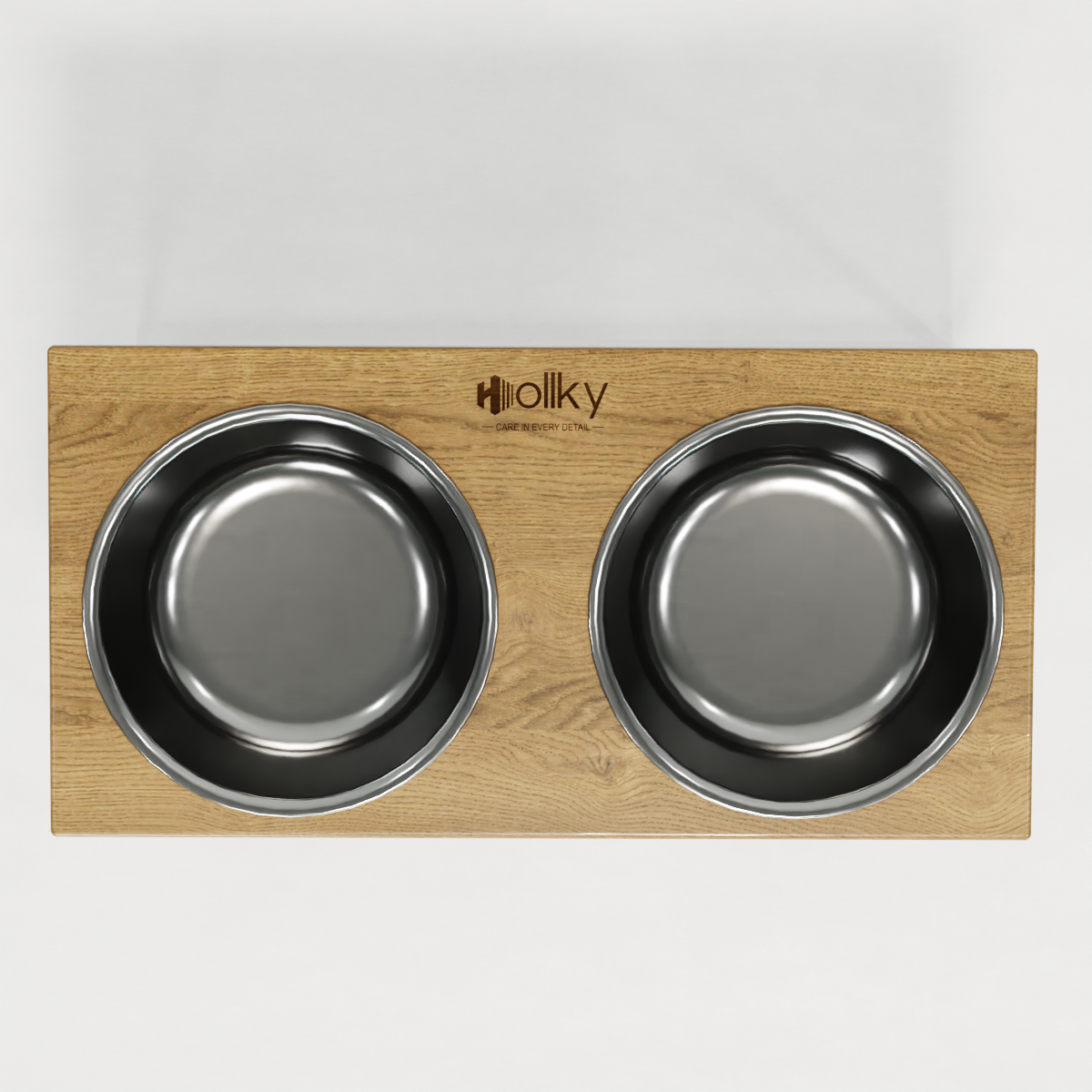 Миски на подставке для очень больших собак Hollky Base XXL40 2х2,8 л (BXXL40-643240-WHNT) - фото 2 Миски на подставке для очень больших собак Hollky Base XXL40 2х2,8 л (BXXL40-643240-WHNT) - фото 2