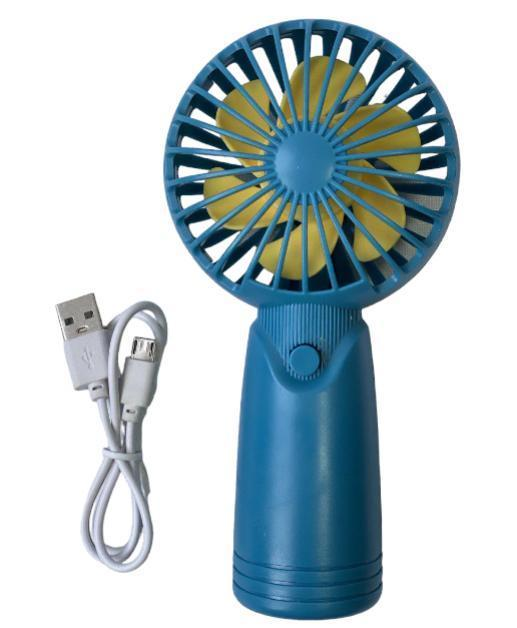 Вентилятор на акумуляторі Cute Electric Fan AP 223 Синій (18774746) - фото 2