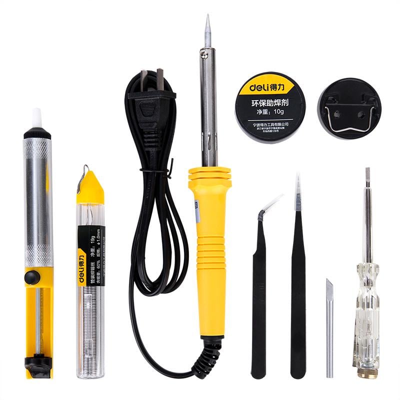 Набор паяльниковых Deli Tools DL393009 9 пр. (27206947) Набор паяльниковых Deli Tools DL393009 9 пр. (27206947)