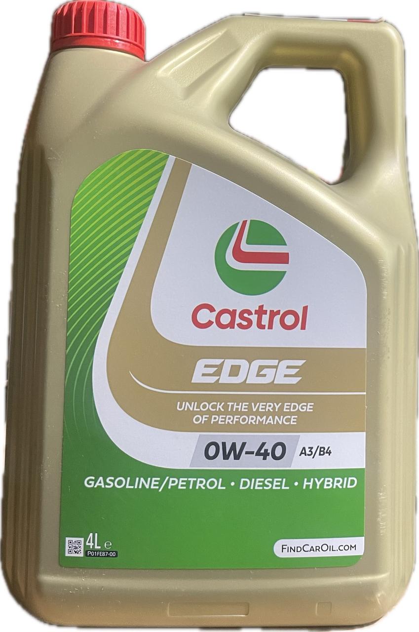 Моторное масло Castrol Edge 0W-40 A3/B4 4 л (15F6B5)