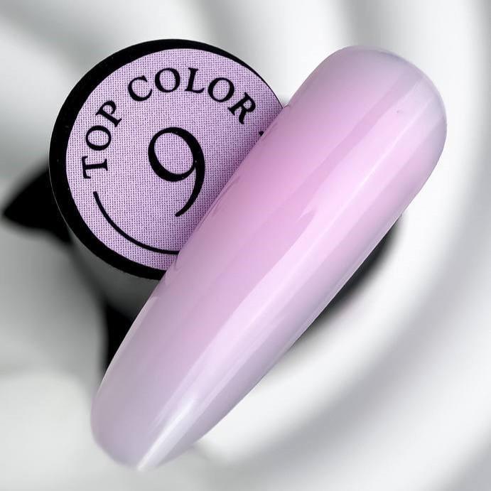 Топ камуфлирующий для гель-лака без липкого слоя Crooz Color Top № 09 8 мл Молочно-розовый