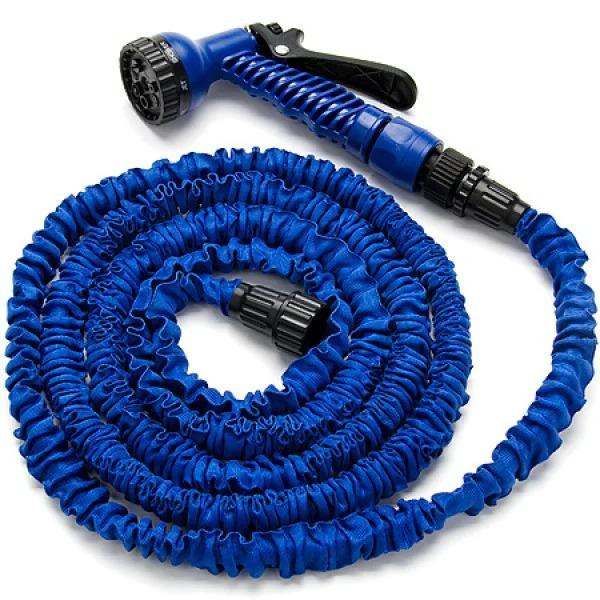 Шланг для полива садовый Workpro Magic Hose с распылителем 15 м Синий (UKR-50FT/4U)