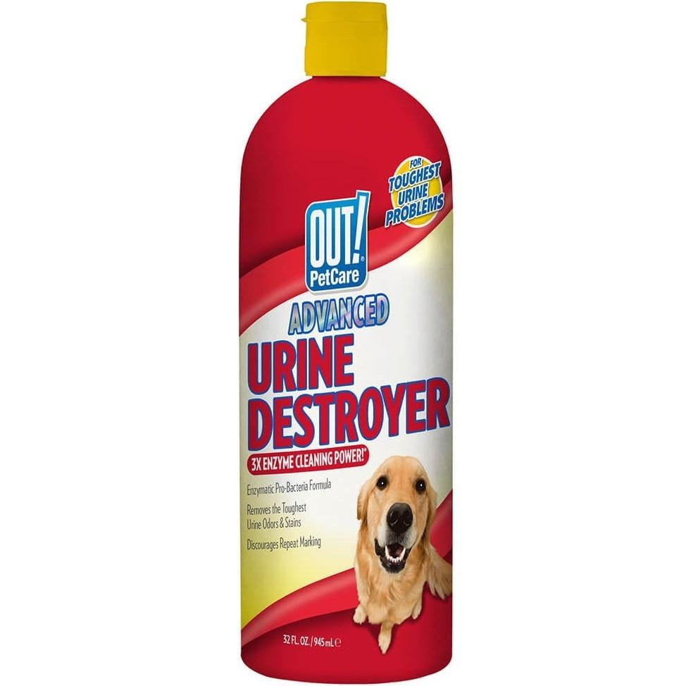 Засіб OUT! PetCare Advanced Urine Destroyer для видалення плям та запаху сечі собак та котів 945 мл (out70047)