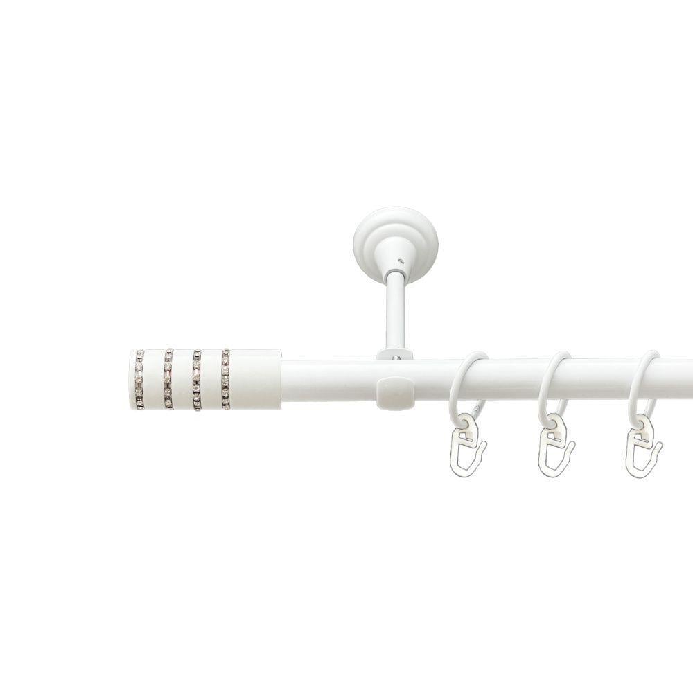 Карниз Orvit Барамелла однорядний гладкий 19 мм 300 см Білий (00-00021172)