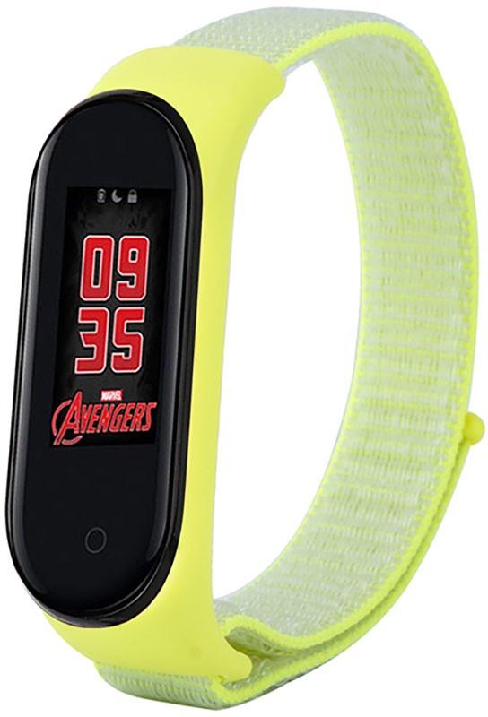 Ремешок Uwatch Replacement Nylon Strap for Mi Band 3/4/5 Bright Green