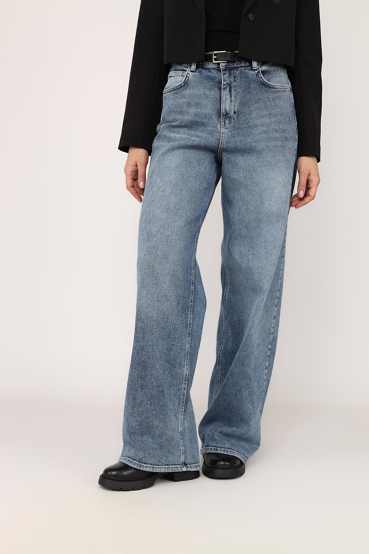 Джинсы женские Baggy ЦБ-00271103 р. 52 Голубой (SKT001047832)