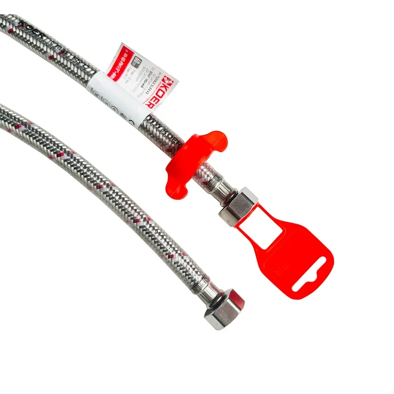 Подводка гибкая для воды KOER KH-02-FF 1/2" в силиконовой оболочке (OL-KR3517) Подводка гибкая для воды KOER KH-02-FF 1/2" в силиконовой оболочке (OL-KR3517)