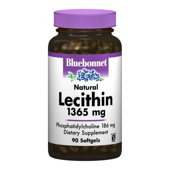 Лецитин Bluebonnet Nutrition Natural Lecithin 1365 мг 90 Caps