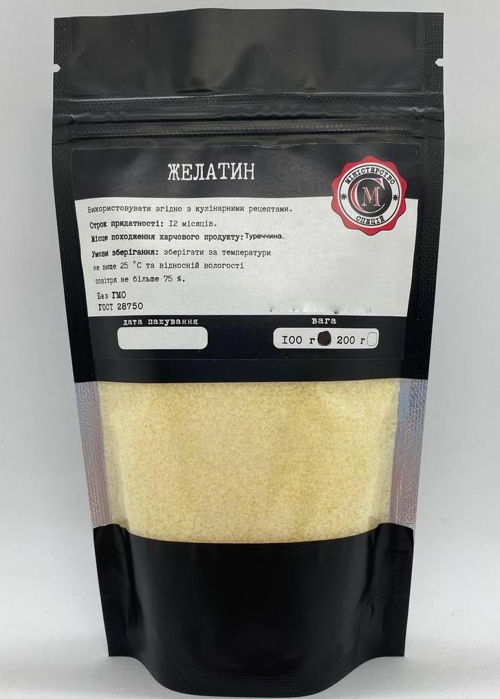 Желатин пищевой говяжий 180 блюм 100 г (b6c00ee2)