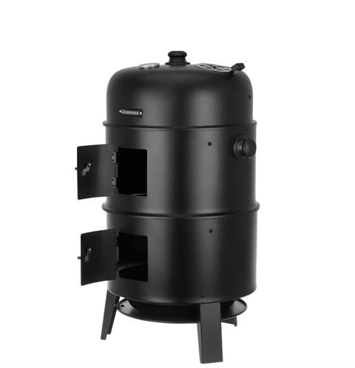 Гриль-коптильня садовая Kaminer 27323 с крышкой/термометром и решеткой 3в1 (27323)