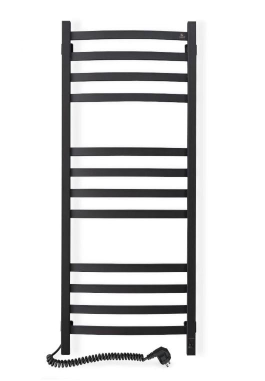 Полотенцесушитель электрический NAVIN Avalon Sensor 480х1200 мм с Wi-Fi левый Черный муар (H12-203155-4812)