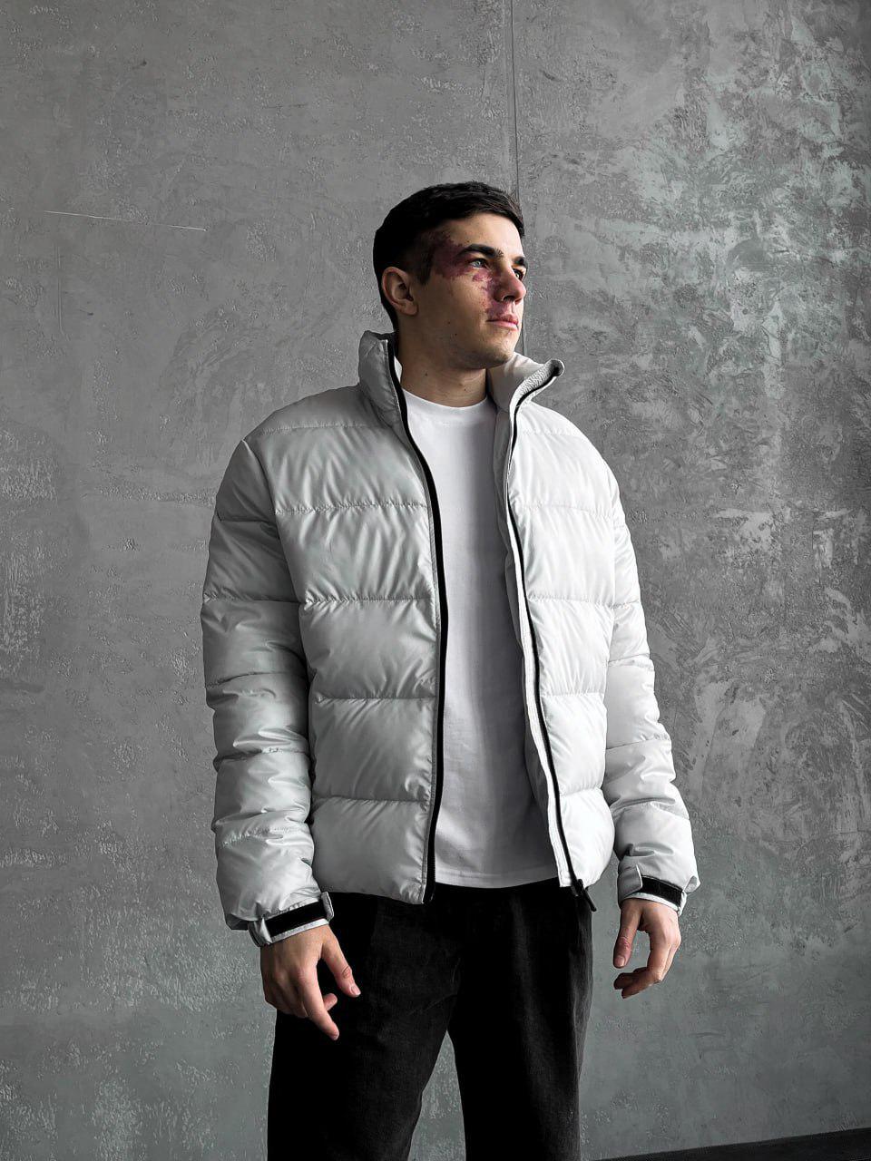 Куртка мужская демисезонная blackout M Светло-серый (26495/3/2)