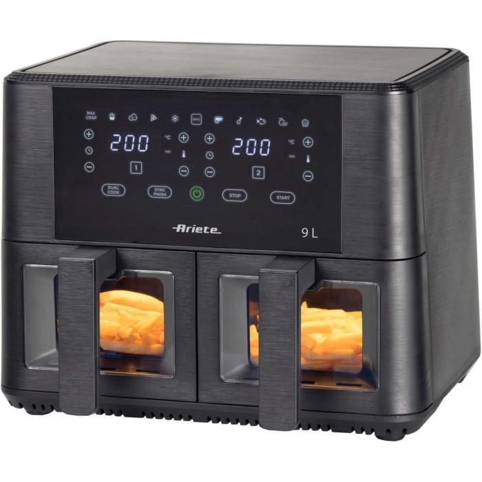 Мультипечь Ariete 4631 BL 2400 Вт 9 л 2x4,5 л 11 программ Black (00C463100AR0)