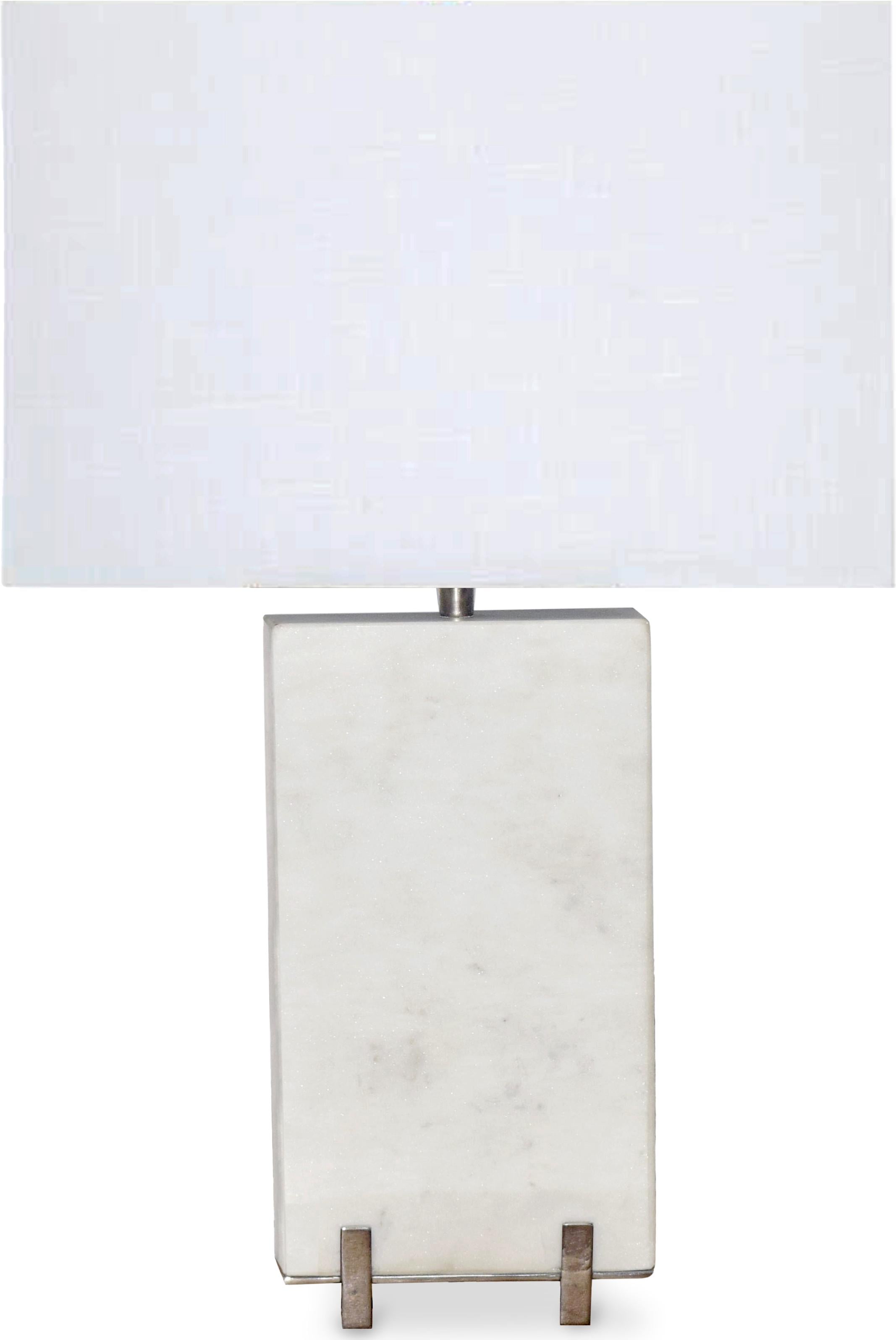 Лампа настільна Soli White marble (16071)