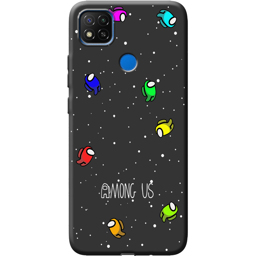 Чехол Boxface Xiaomi Redmi 9C Among Us Invisible Черный силикон (40879-bk76-41176)