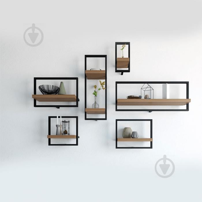 Комплект полок GoodsMetall в стиле LOFT П4 Комплект полок GoodsMetall в стиле LOFT П4