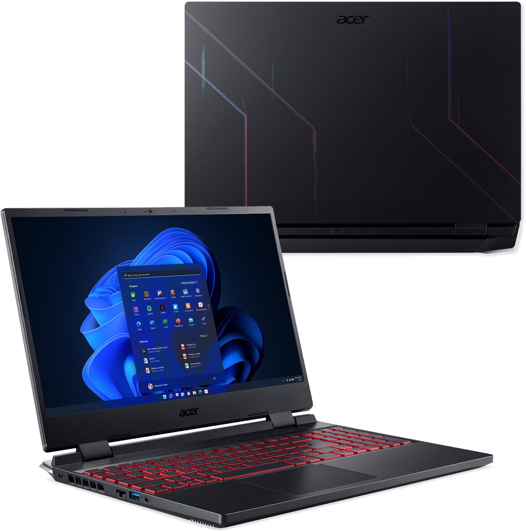 Ноутбук Acer Nitro 5 AN515-58 15,6" IPS 165Hz i7-12700H RAM 1TB SSD GeForce RTX3050Ti Windows 11 Home 16 Gb (NHQFLEP00E) - фото 9