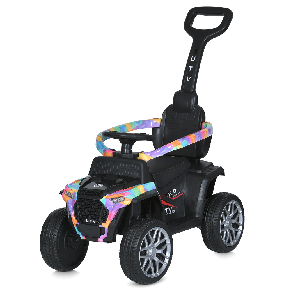 Дитячий електромобіль Bambi RAcer M 5732 з батьківською ручкою Блакитний (2368503185)