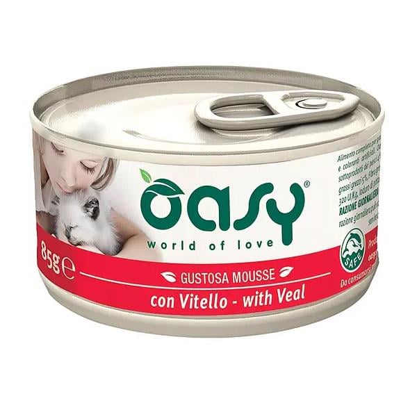 Корм для кошек влажный OASY CAT Телятина 85 г (000025571)