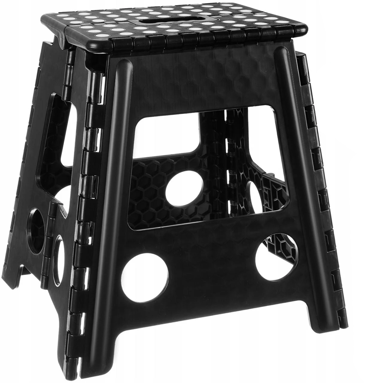 Пластиковий стілець розкладний з ручкою Malatec 18595 до 100 кг Чорний (mx9732) Пластиковий стілець розкладний з ручкою Malatec 18595 до 100 кг Чорний (mx9732)