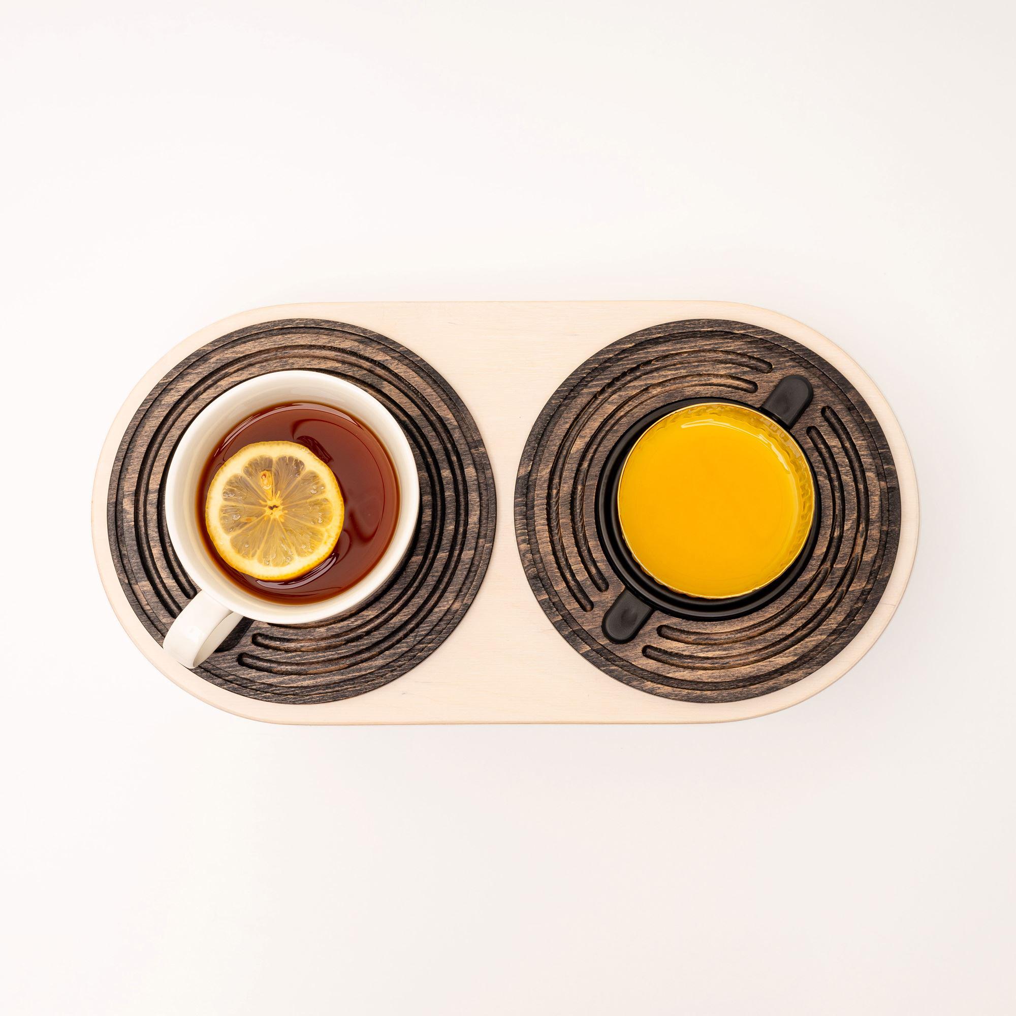 Підставка балансуюча Spillno Oval під келих/пляшку/банку з двосторонньою підставкою для чашки або тарілки (80001) - фото 2