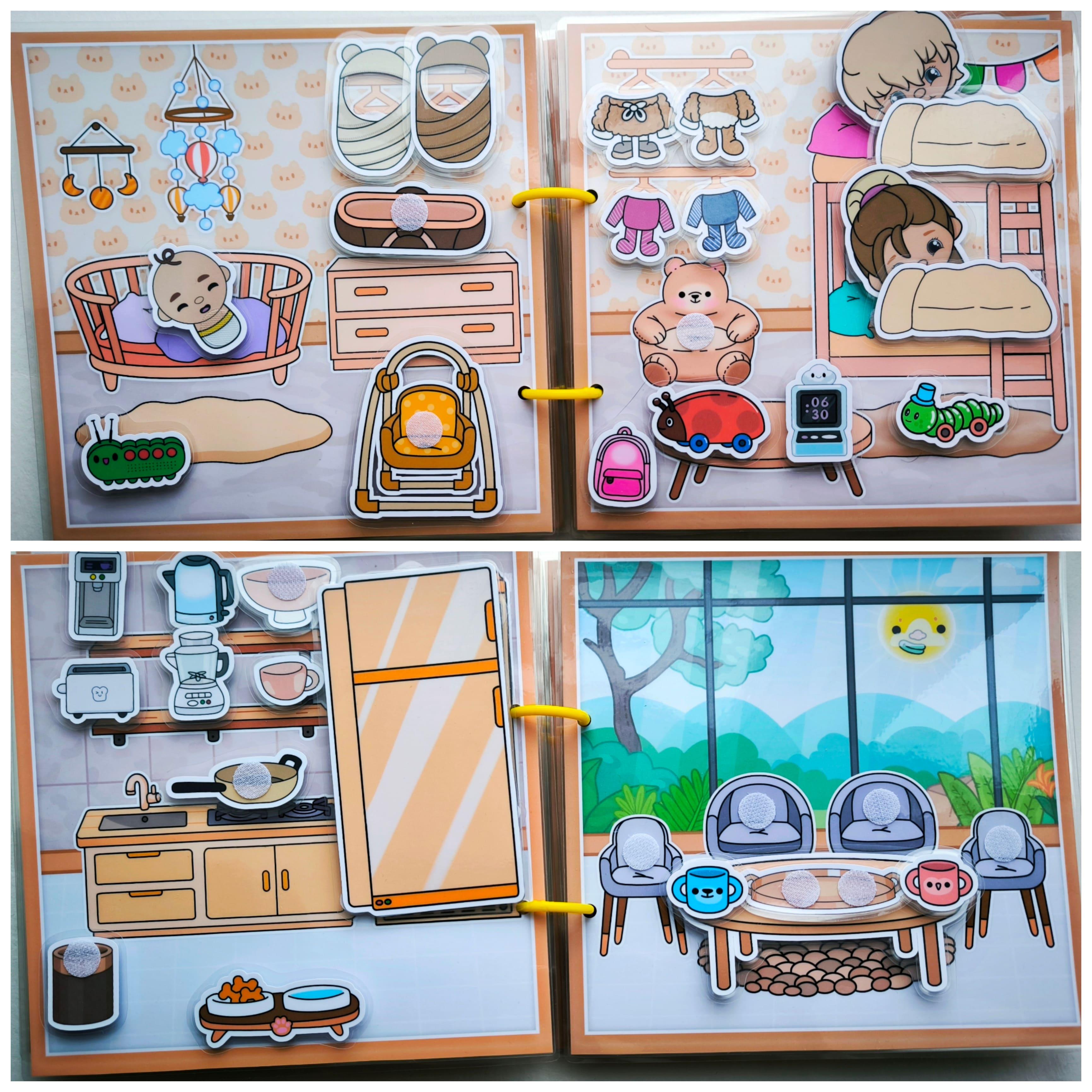 Книга на липучках Тока Бока Домик мечты (LP001) - фото 3