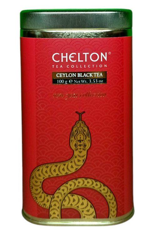 Чай Chelton Красная Змея черный цейлонский байховый OPA в металлической банке 100 г (59652)