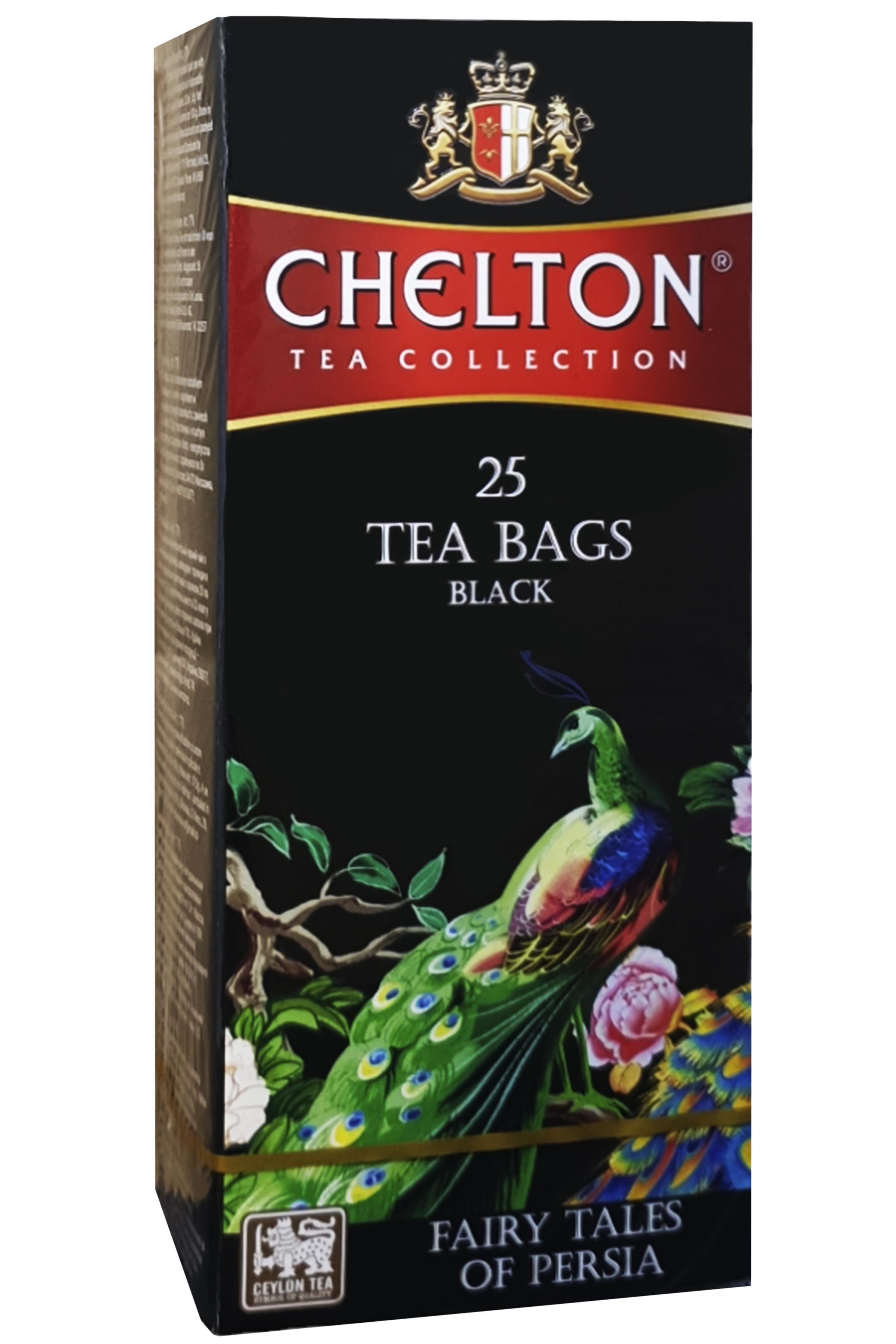 Чай чорний Chelton Казки Персії із зеленим із ароматом полуниці 25 пакетиків 1,5 г (54286)