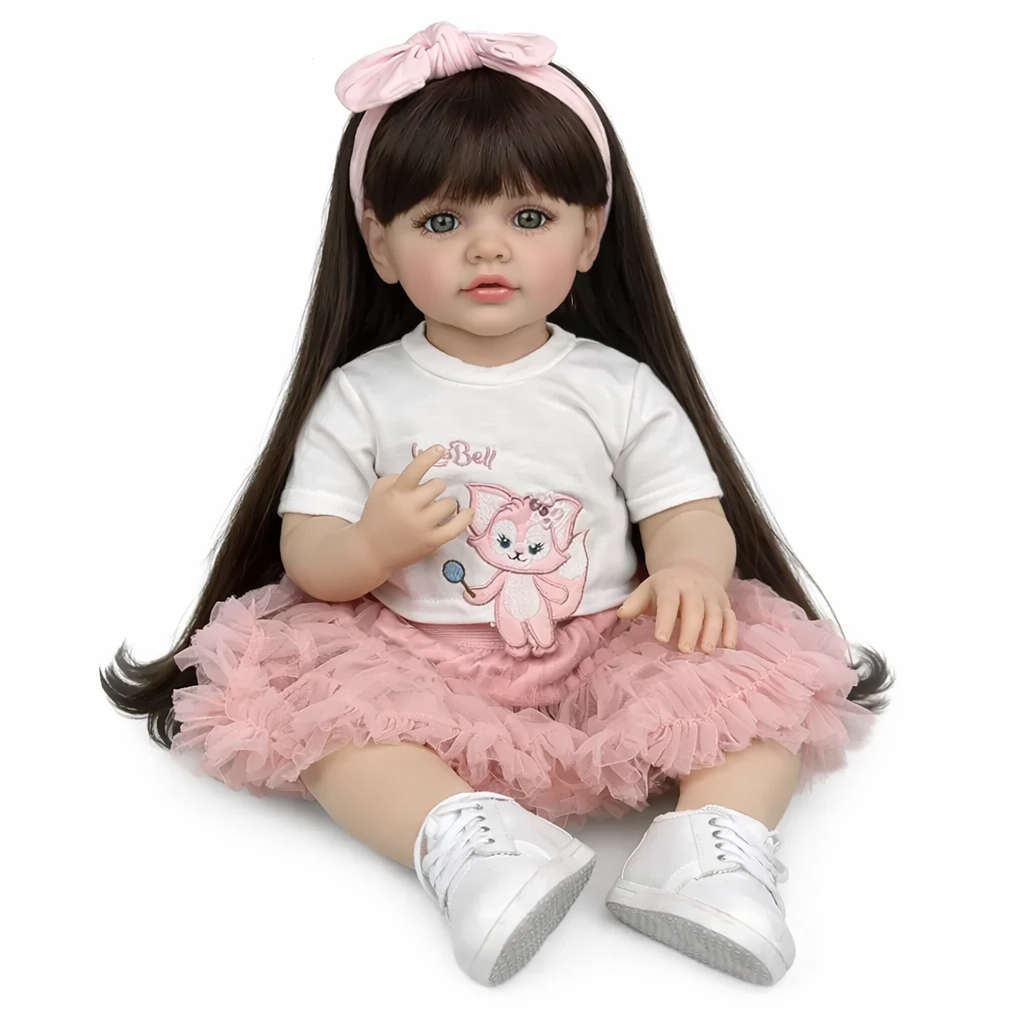 Кукла реалистичная Reborn Baby Born силиконовая 55 см (К0100209)