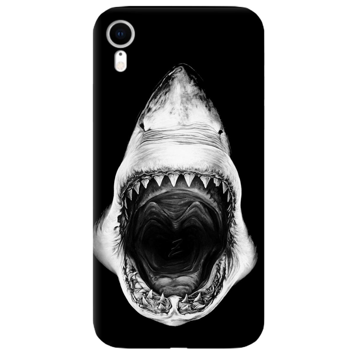 Силіконовий чохол Zorrov для Apple iPhone XR - Dark shark (11170040086051779)