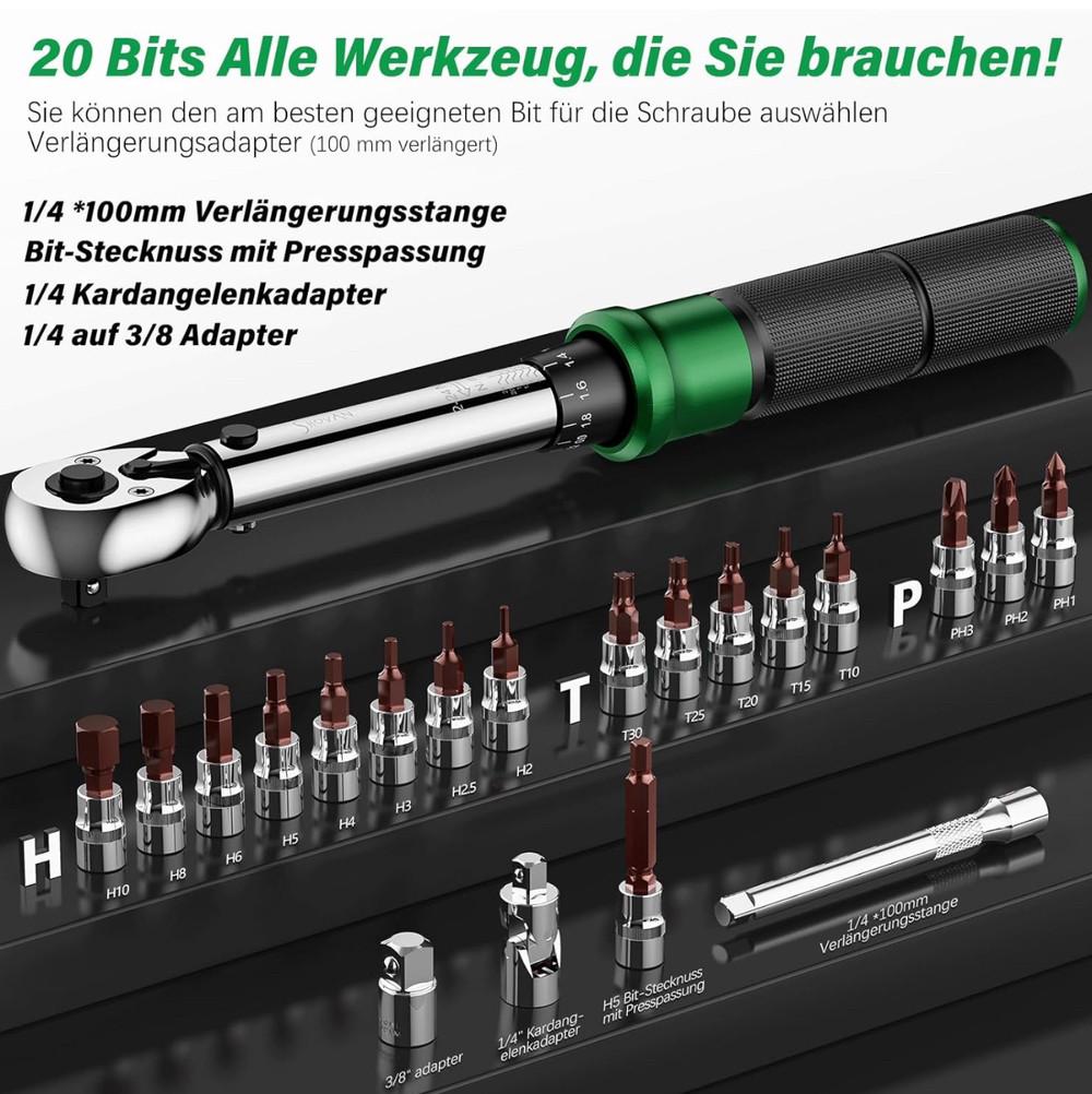 Ключ динамометрический SS Shovan BS-21 1/4 дюйма точный регулируемый для велосипеда и ремонта - фото 4 Ключ динамометрический SS Shovan BS-21 1/4 дюйма точный регулируемый для велосипеда и ремонта - фото 4