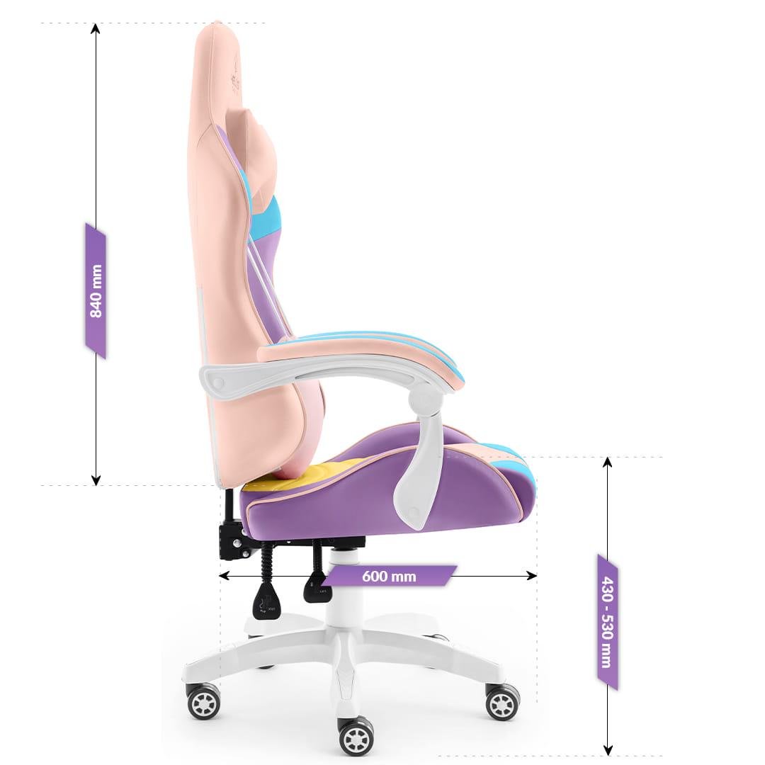 Крісло геймерське Hell's Chair Rainbow Plus-6113 (23707896) - фото 10 Крісло геймерське Hell's Chair Rainbow Plus-6113 (23707896) - фото 10