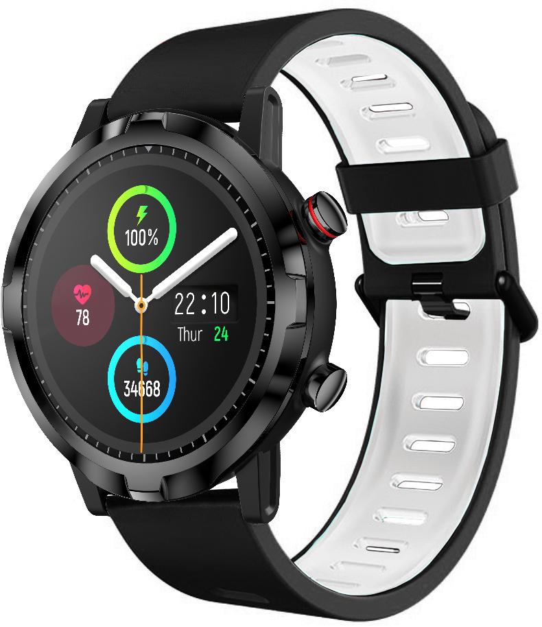 Ремінець Traf для Haylou Smart Watch RT LS05S Black-White (23192)