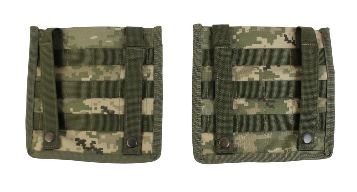 Подсумок для боковых плит Karabat 180х180х10 см 2 шт. Пиксель (3578478)