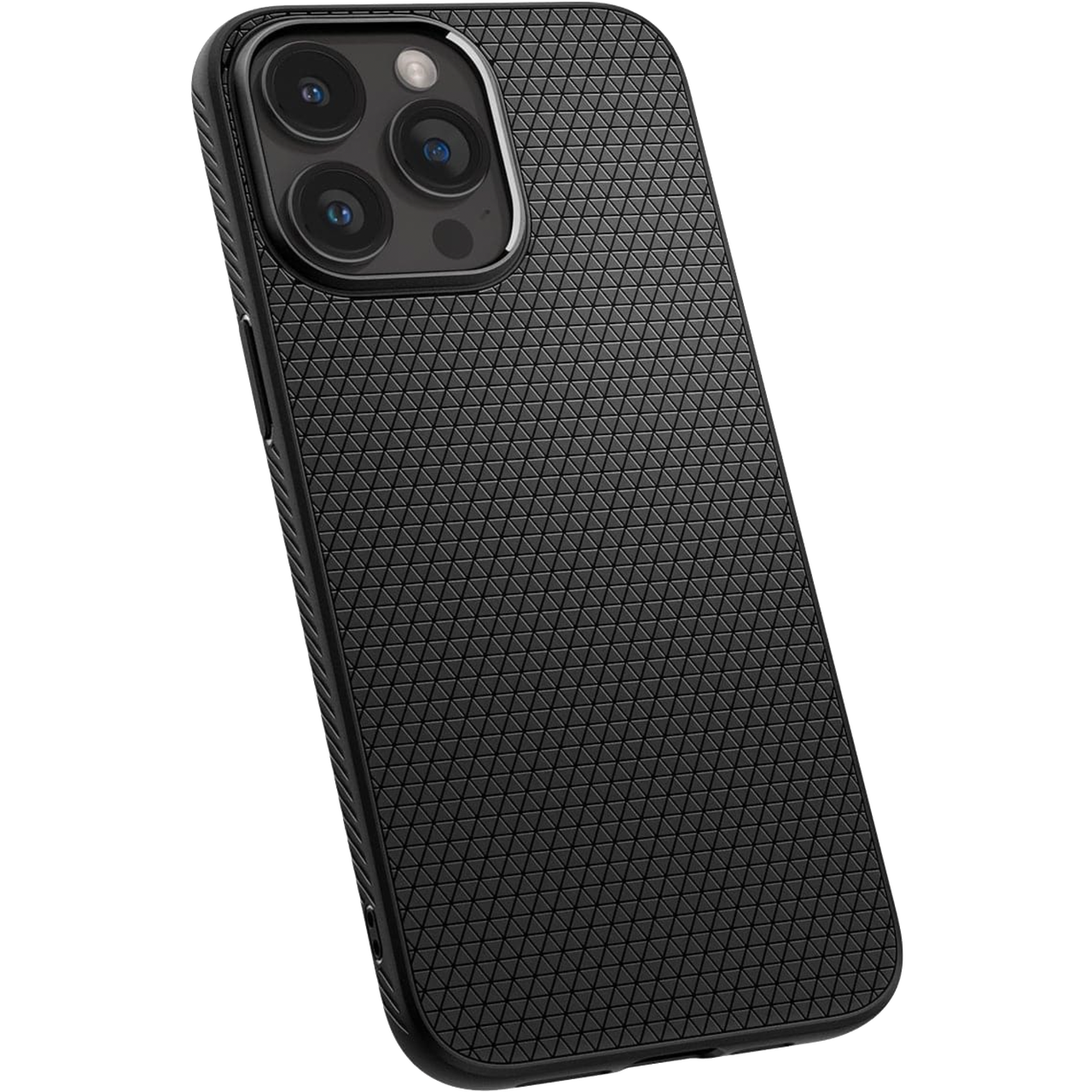 Чехол накладка Spigen Liquid Air Case for iPhone 15 Pro Max Black (ACS06562) - фото 6