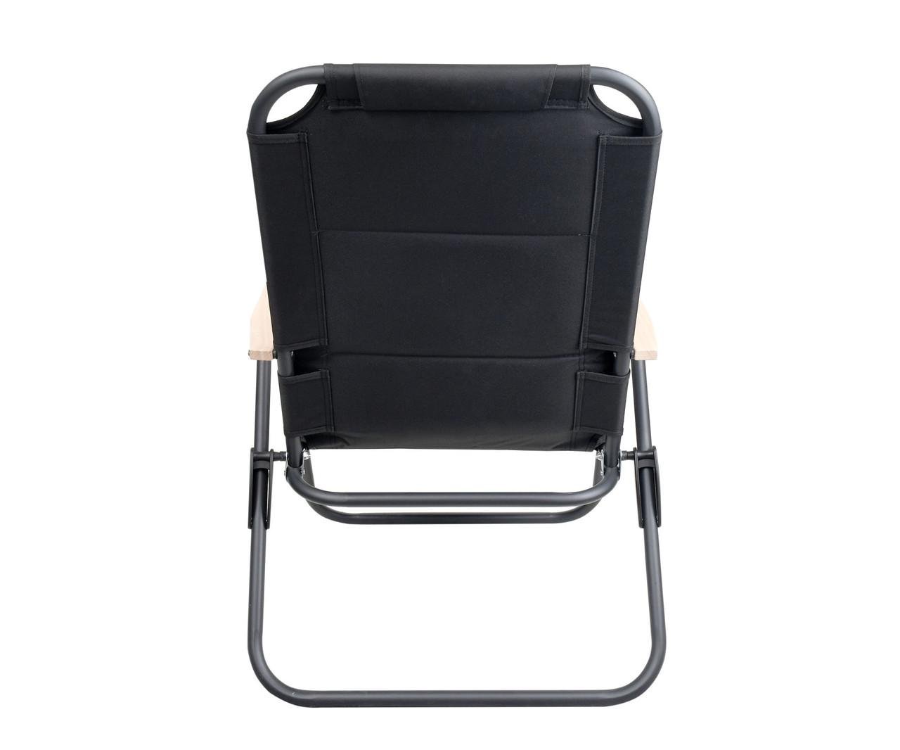Кресло туристическое раскладное Forrest Optima+ Folding Comfort Chair Black XL (2564307604) - фото 4 Кресло туристическое раскладное Forrest Optima+ Folding Comfort Chair Black XL (2564307604) - фото 4