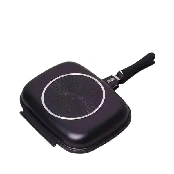 Сковорода-гриль Double grill PAN GRANDBERG прямоугольная с антипригарным алюминиевым покрытием 4 л 32 см (30547413)