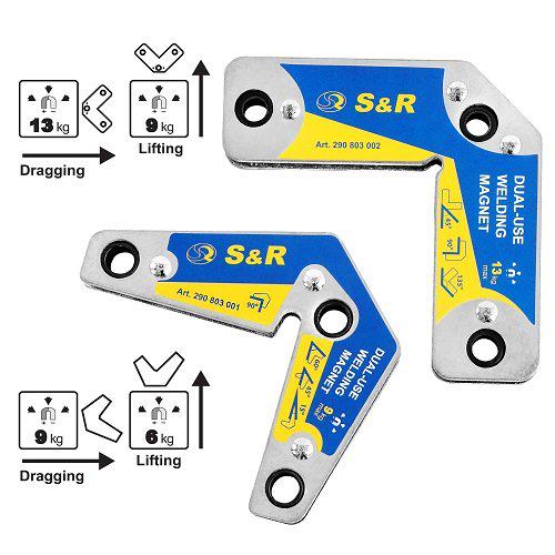 Набір зварювальних магнітів S&R 9 кг/13 кг 2 шт. (290803000) - фото 4