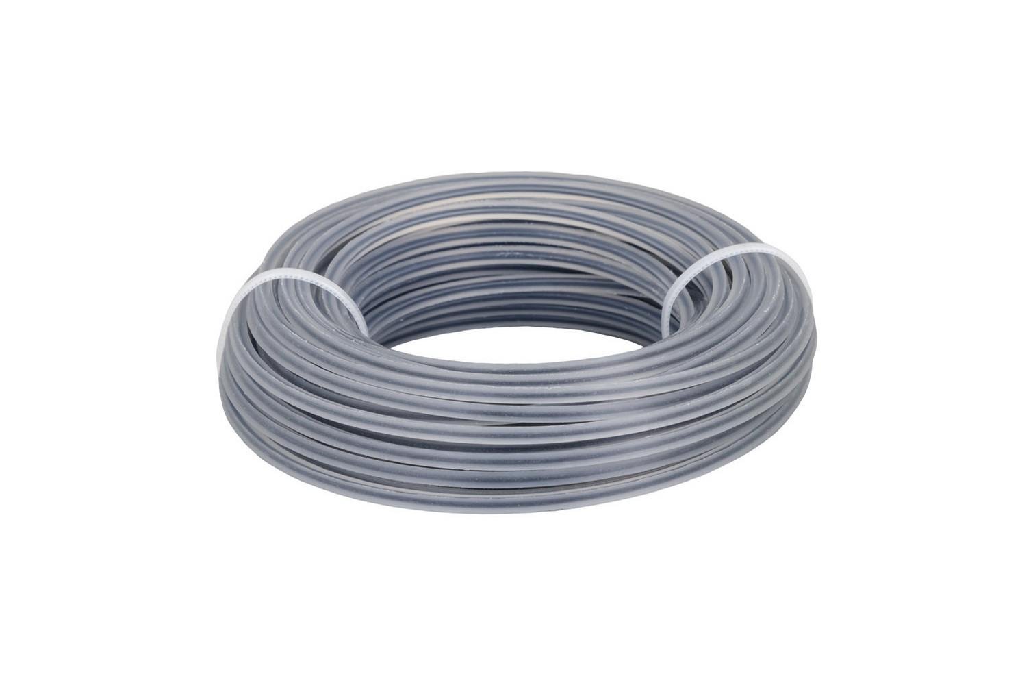 Волосінь для тримера MasterTool квадратна армована 2 мм х 15 м (19-1320)