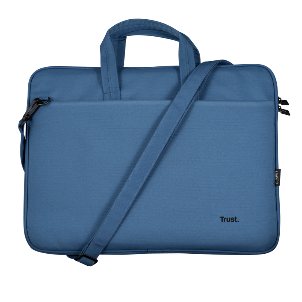 Сумка для ноутбука Trust Bologna Slim Bag 16" Синий (585645) - фото 2