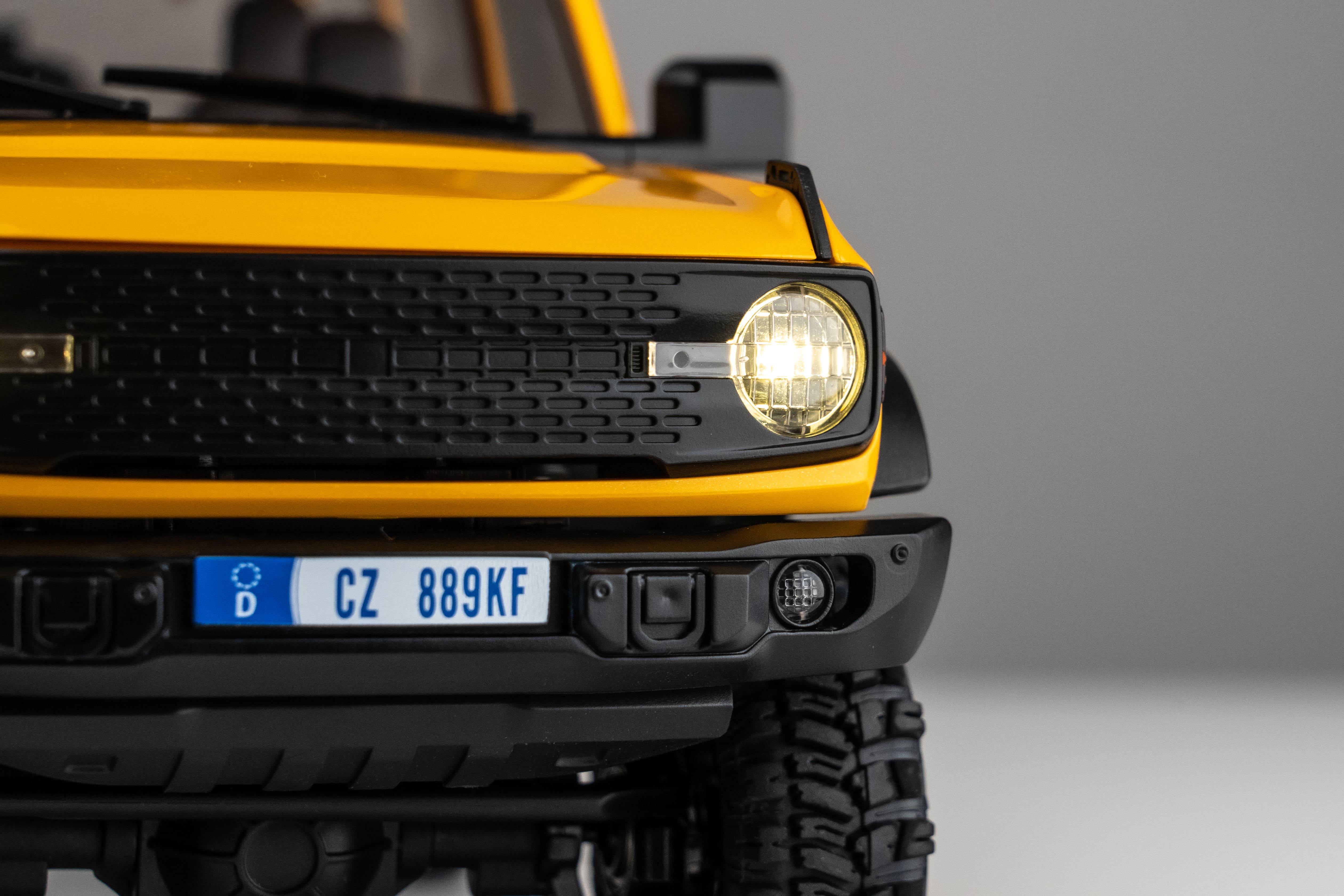 Радиоуправляемая машина EazyRC 1:18 Bronx Bronco RTR Yellow - фото 13