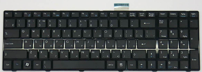 Клавіатура для ноутбука MSI FX610MX FX620 FX620DX (S1N-3ERU211-SA0)