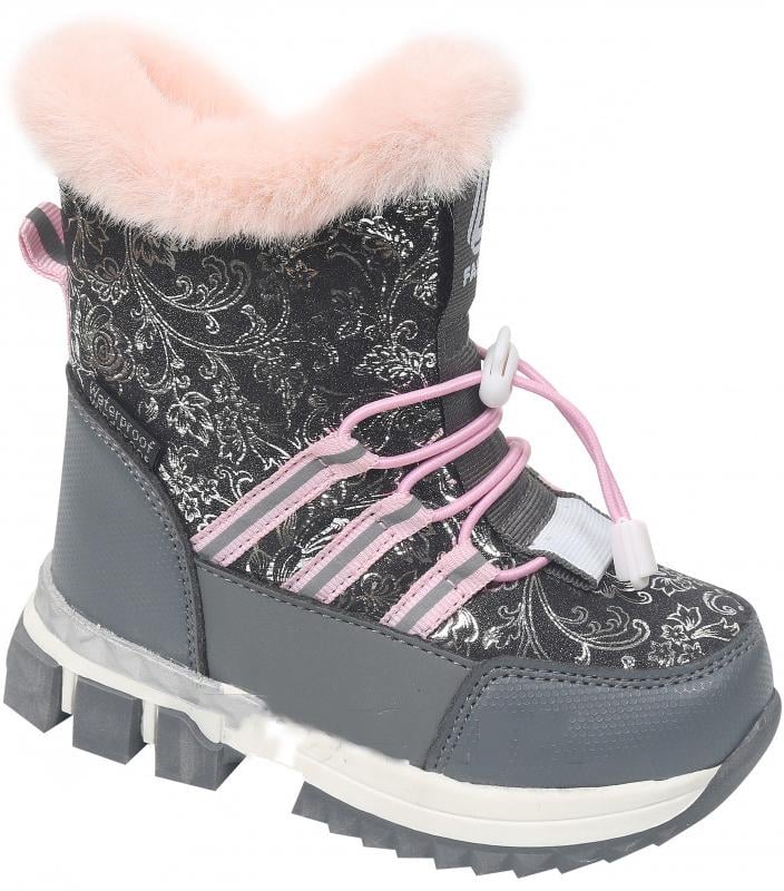 Дутики с натуральной шерстью TOM.M 7707C р. 24 Черный