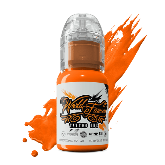 Тату фарба World Famous Everest Orange 15 мл