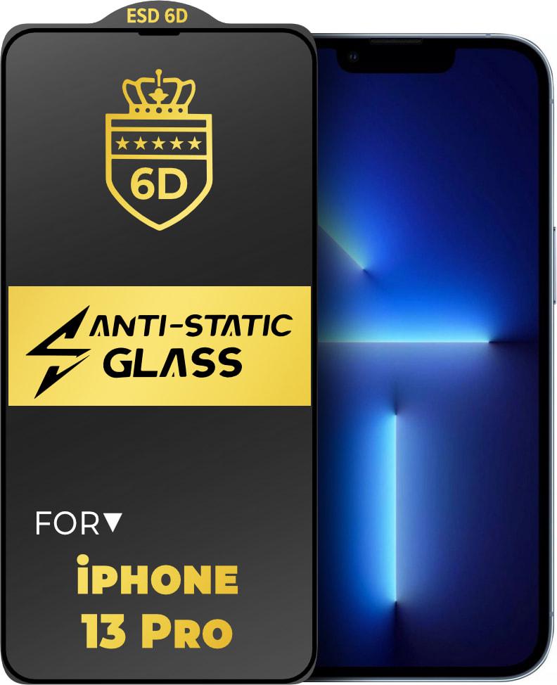 Захисне скло 6D Anti-Static iPhone 13 Pro Glass Shield - фото 1