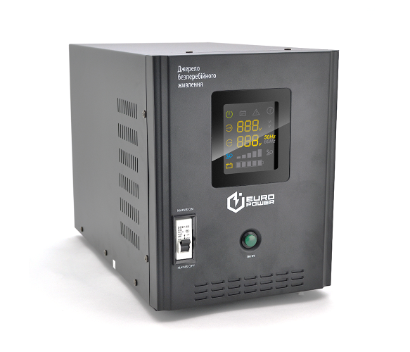 Джерело безперебійного живлення Europower PSW-EP7000TW48 4900 Вт 48В з правильною синусоїдою (29190615)