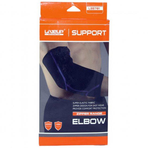 Фіксатор ліктя LiveUP Elbow Support L/XL Чорний (LS5781-LXL)