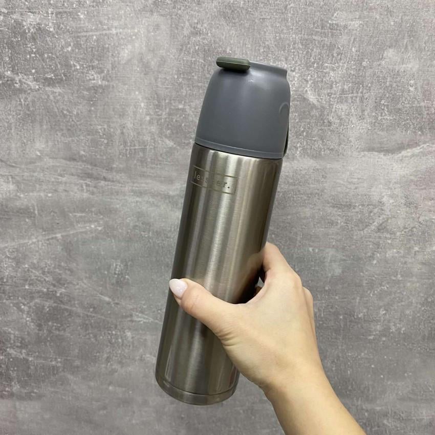 Термос Lessner City 16643-045CG із нержавіючої сталі 450 мл Gray (1883030784) - фото 4 Термос Lessner City 16643-045CG із нержавіючої сталі 450 мл Gray (1883030784) - фото 4